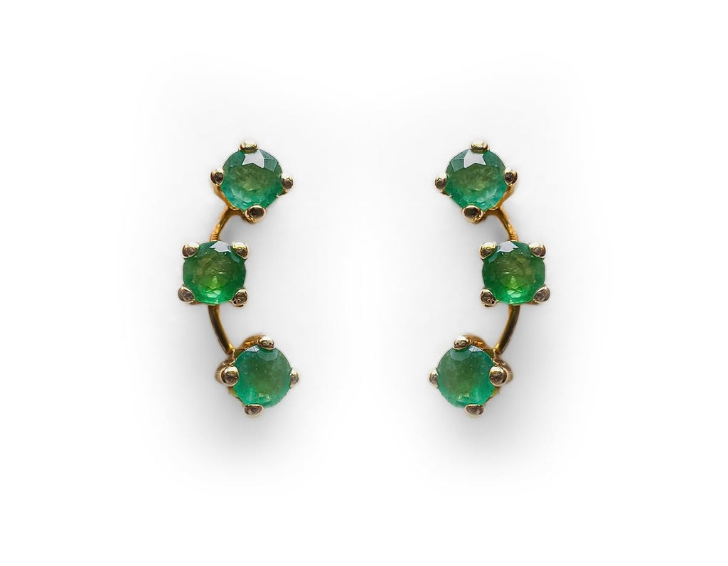 Emerald Curve Climber Studs