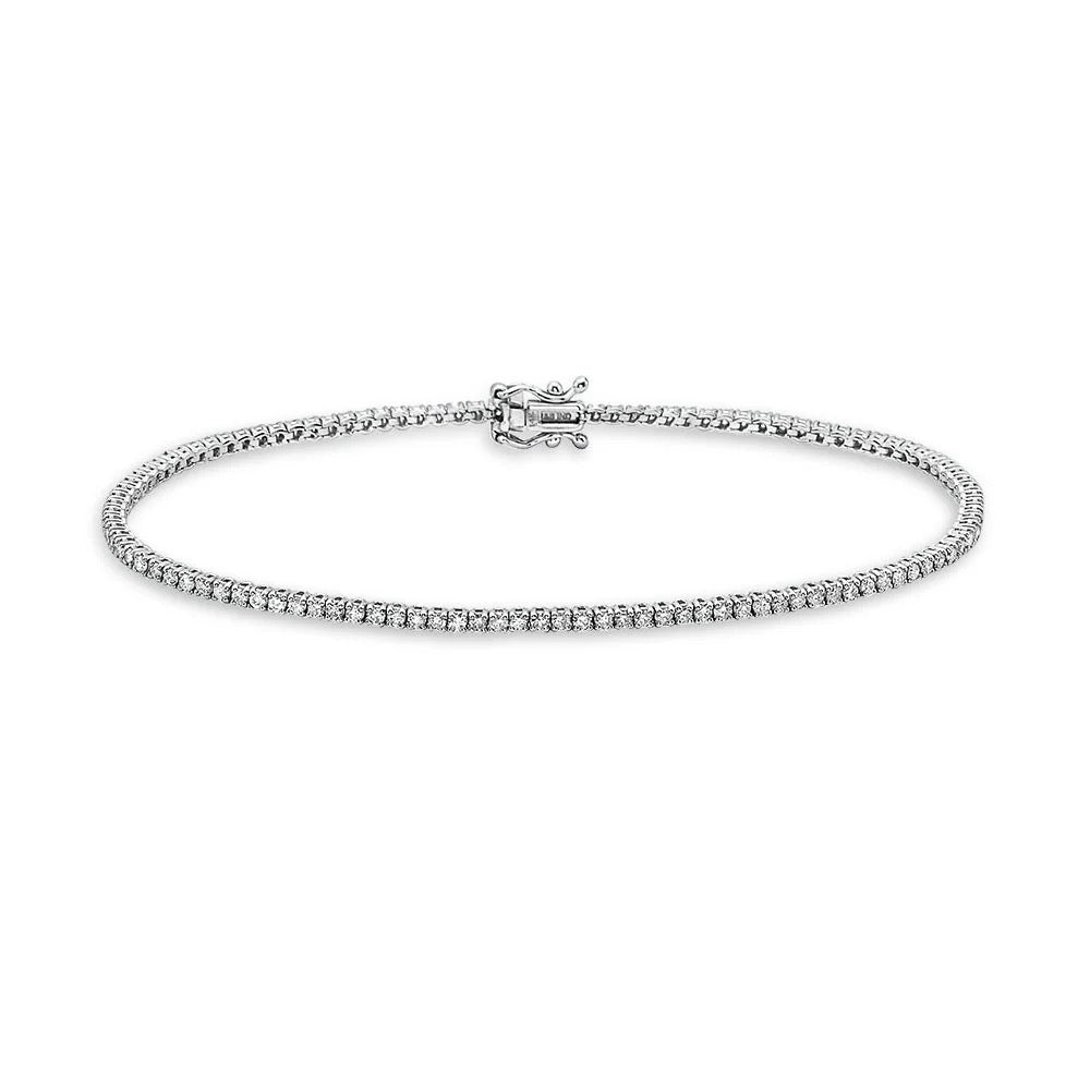 Diamond Tennis Bracelet in 18K White Gold