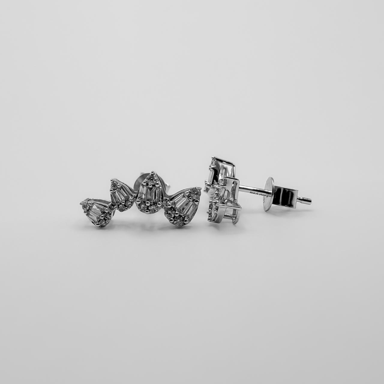 Diamond Climber Earrings