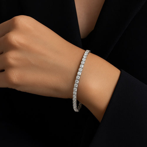 Diamond Tennis Bracelet in 18K White Gold